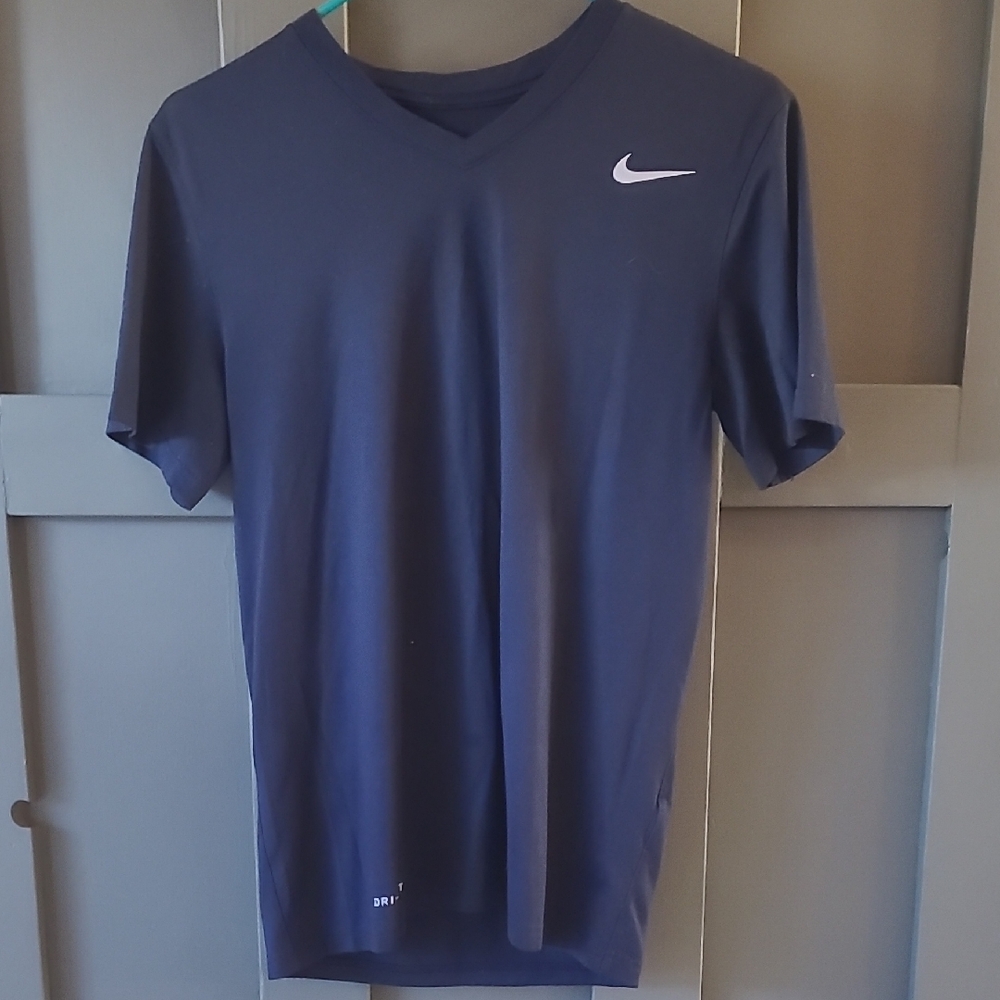 Nike Men's Deep Blue V-Neck Tee
